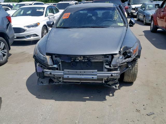 1HGCS12889A000773 - 2009 HONDA ACCORD EXL GRAY photo 9