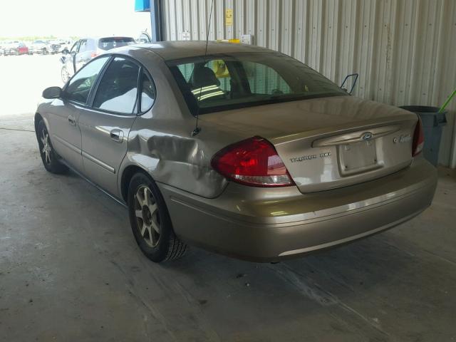 1FAFP56U36A254808 - 2006 FORD TAURUS SEL GOLD photo 3