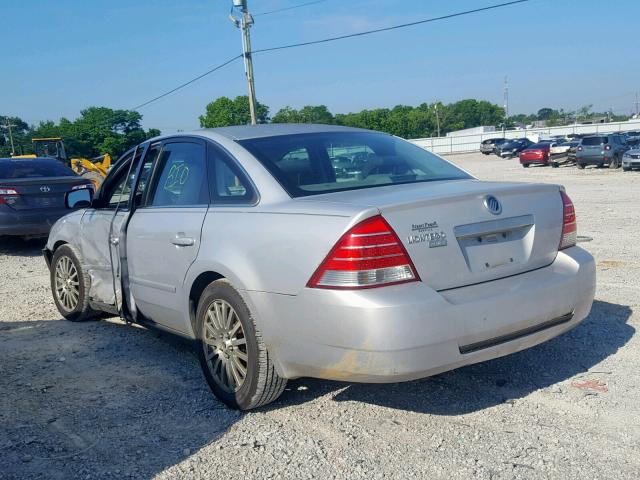 1MEFM42105G608061 - 2005 MERCURY MONTEGO PR ვერცხლისფერი ფოტო 3