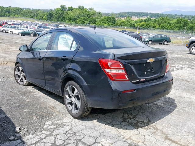 1G1JF5SBXH4141766 - 2017 CHEVROLET SONIC PREM BLACK photo 3