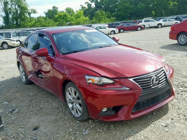 JTHBF1D25F5071388 - 2015 LEXUS IS 250 RED photo 1