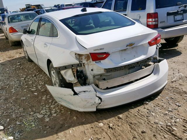 1G1ZC5ST3HF239403 - 2017 CHEVROLET MALIBU LS WHITE photo 3