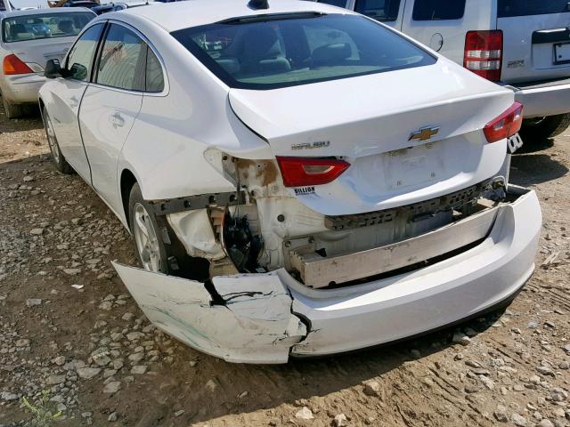 1G1ZC5ST3HF239403 - 2017 CHEVROLET MALIBU LS WHITE photo 9