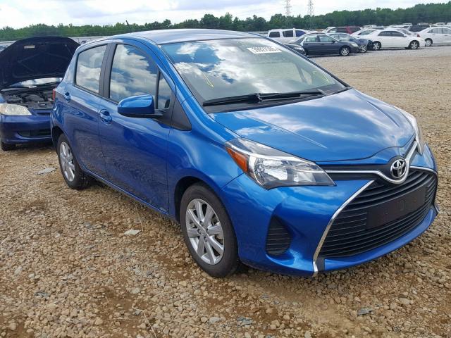 VNKKTUD32HA074089 - 2017 TOYOTA YARIS L BLUE photo 1