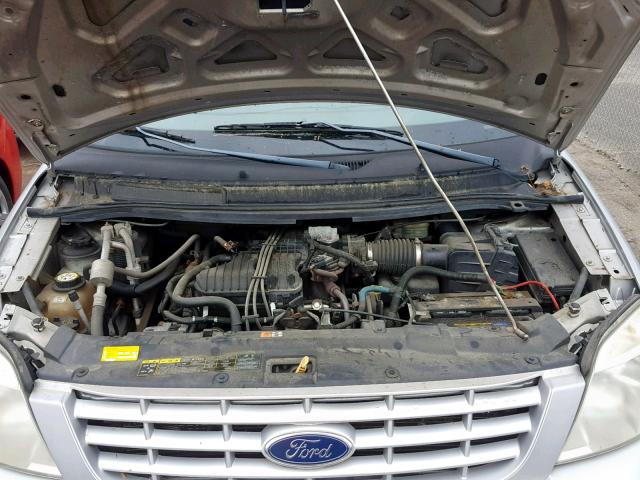 2FMZA50674BA95646 - 2004 FORD FREESTAR S SILVER photo 7