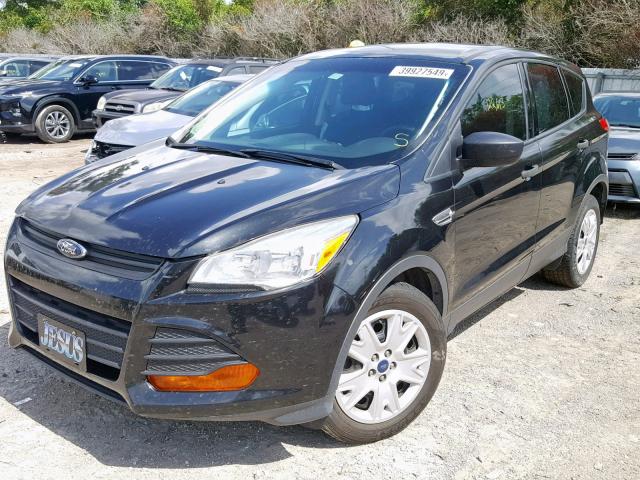 1FMCU0F72EUD85109 - 2014 FORD ESCAPE S BLACK photo 2