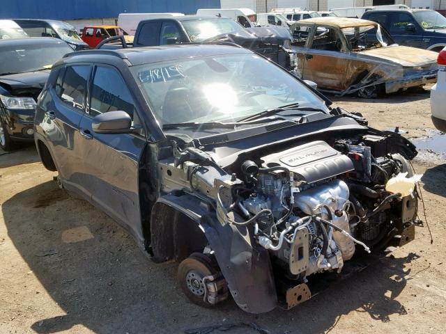 3C4NJDDB9HT667282 - 2017 JEEP COMPASS TR BLUE photo 1