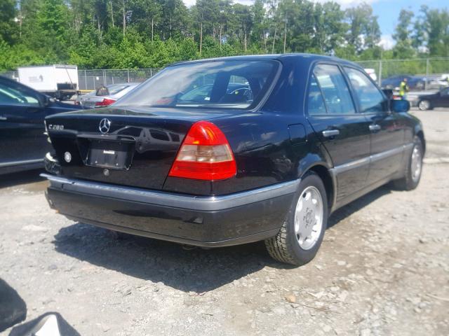 WDBHA28E9RF094352 - 1994 MERCEDES-BENZ C 280 BLACK photo 4