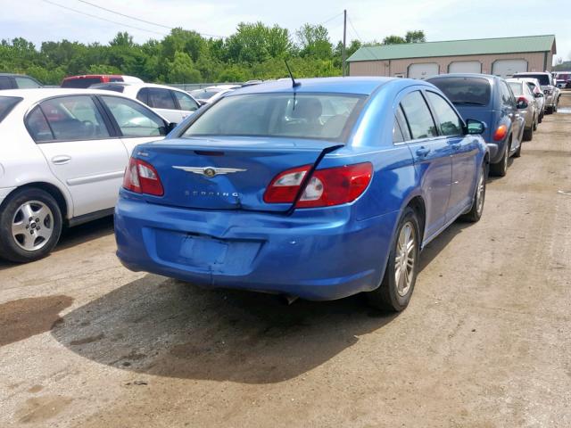 1C3LC56K07N564260 - 2007 CHRYSLER SEBRING TO BLUE photo 4