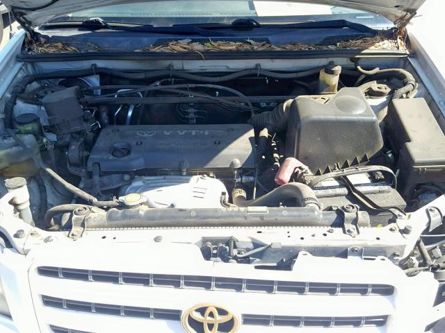 JTEGD21A110018560 - 2001 TOYOTA HIGHLANDER WHITE photo 7