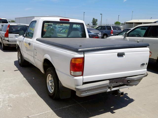 1FTYR10V9XPB91767 - 1999 FORD RANGER WHITE photo 3