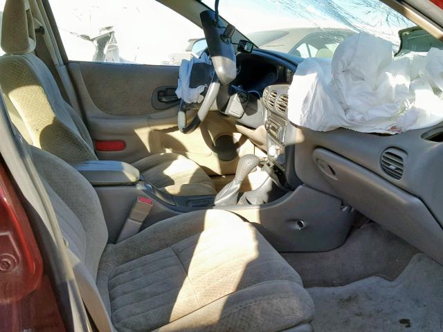 1G2WP52KX2F186278 - 2002 PONTIAC GRAND PRIX MAROON photo 5