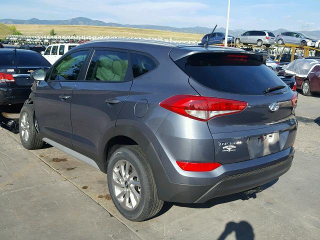 KM8J33A49HU529994 - 2017 HYUNDAI TUCSON LIM GRAY photo 3