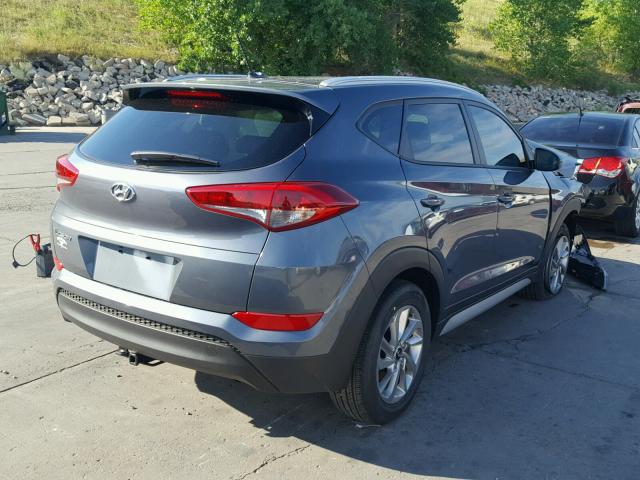 KM8J33A49HU529994 - 2017 HYUNDAI TUCSON LIM GRAY photo 4