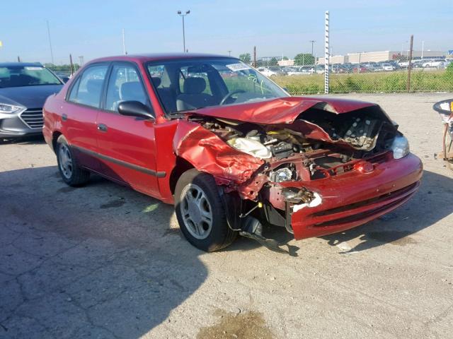 1Y1SK52871Z441779 - 2001 CHEVROLET GEO PRIZM 红色 照片 1