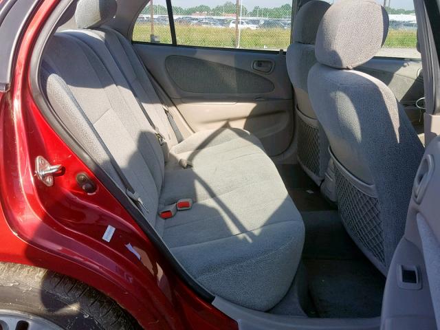 1Y1SK52871Z441779 - 2001 CHEVROLET GEO PRIZM 红色 照片 6