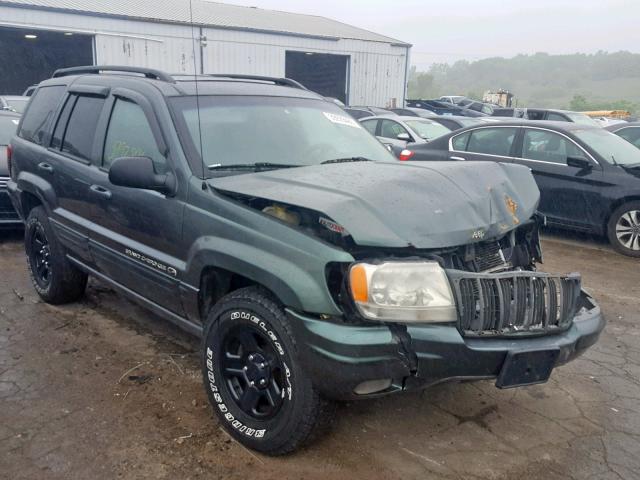 1J8GW68JX2C164699 - 2002 JEEP GRAND CHER GRAY photo 1