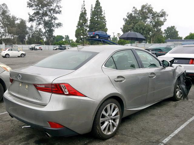 JTHBA1D21G5028392 - 2016 LEXUS IS 200T GRAY photo 4