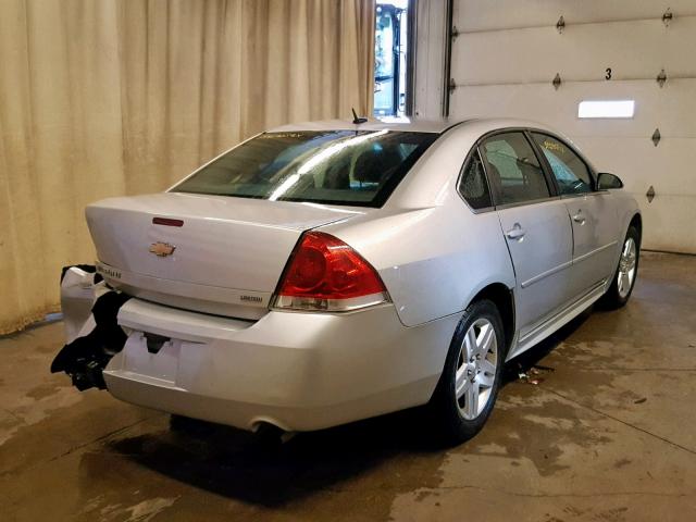 2G1WB5E32F1153246 - 2015 CHEVROLET IMPALA LIM SILVER photo 4