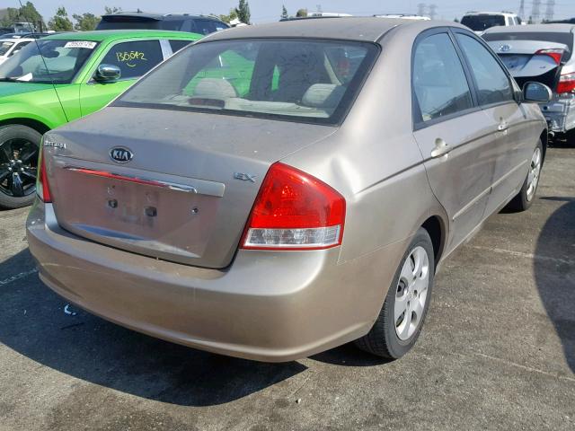 KNAFE122075482639 - 2007 KIA SPECTRA EX GOLD photo 4