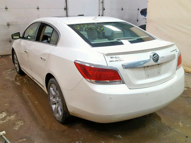 1G4GC5EC2BF106094 - 2011 BUICK LACROSSE C WHITE photo 3