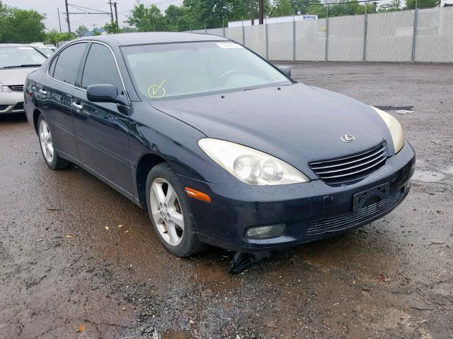 JTHBA30G740007827 - 2004 LEXUS ES 330 BLACK photo 1