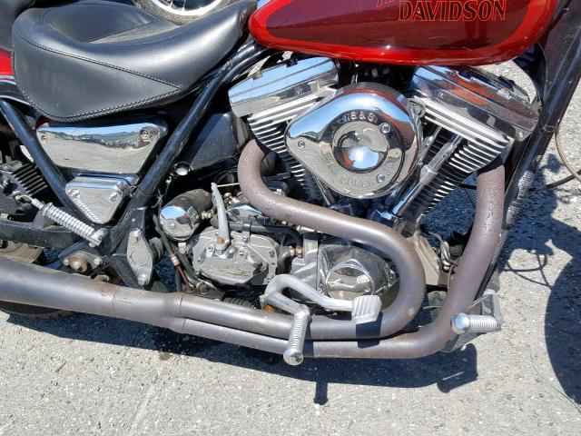 1HD1EBL27FY124094 - 1985 HARLEY-DAVIDSON FXRS RED photo 7