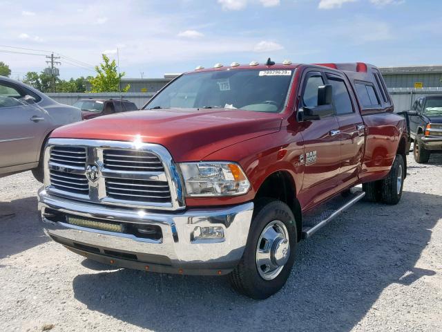 3C63RRHL4EG181491 - 2014 RAM 3500 SLT RED photo 2