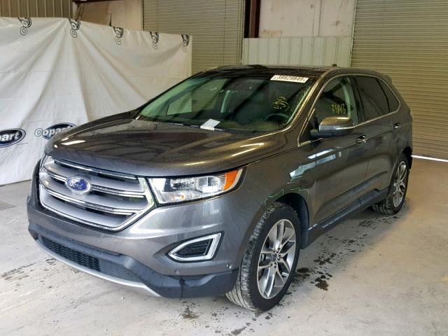 2FMPK3K85GBC29906 - 2016 FORD EDGE TITAN GRAY photo 2