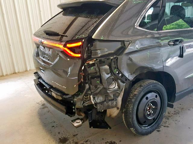 2FMPK3K85GBC29906 - 2016 FORD EDGE TITAN GRAY photo 9