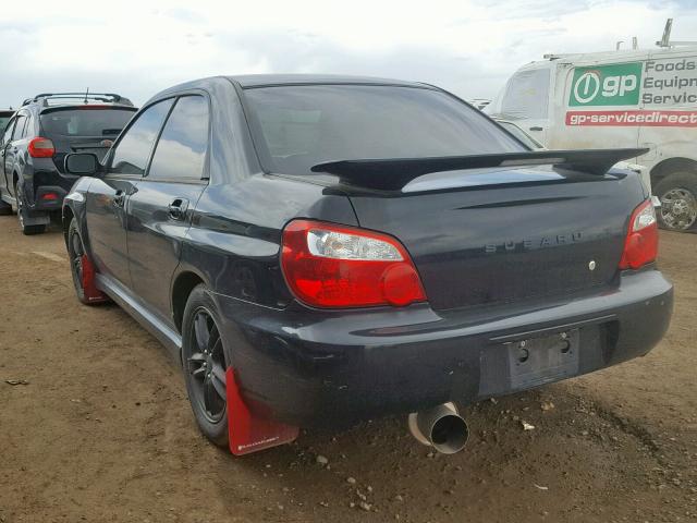 JF1GD29675G503356 - 2005 SUBARU IMPREZA WR BLACK photo 3