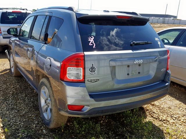 1J4NT4FB7BD235823 - 2011 JEEP COMPASS GRAY photo 3