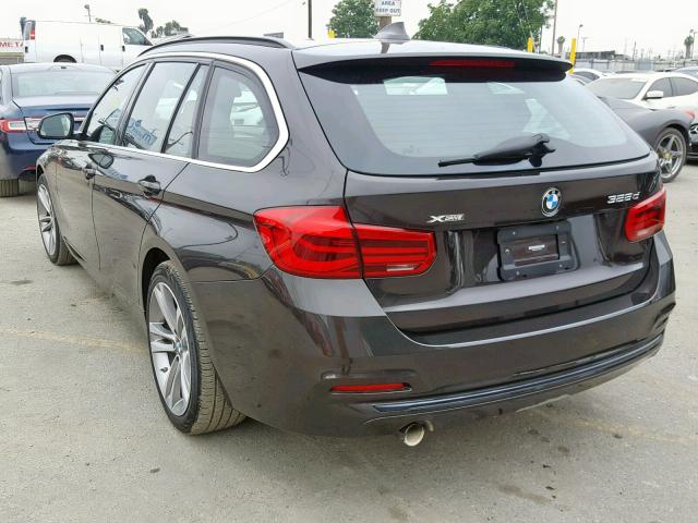 WBA8J1C5XJA019192 - 2018 BMW 328 D BROWN photo 3