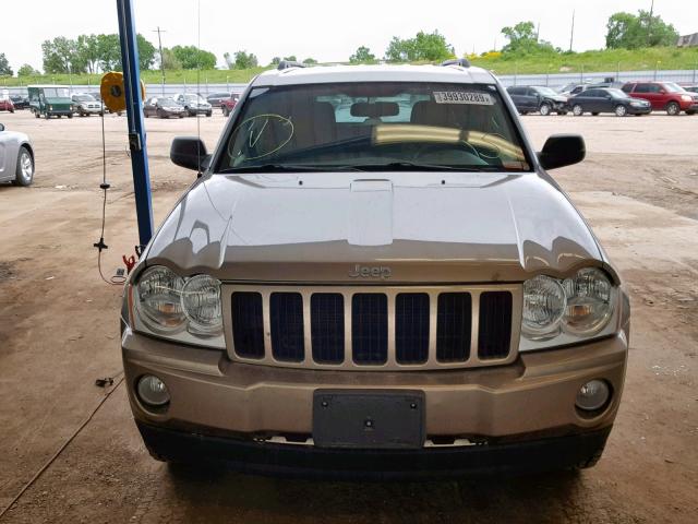 1J4HR48N06C278298 - 2006 JEEP GRAND CHER TAN photo 9