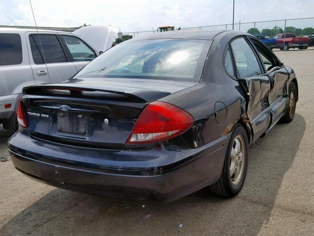 1FAFP55224G149719 - 2004 FORD TAURUS SES BLACK photo 4