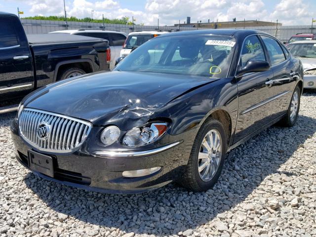 2G4WD582381210234 - 2008 BUICK LACROSSE C BLACK photo 2