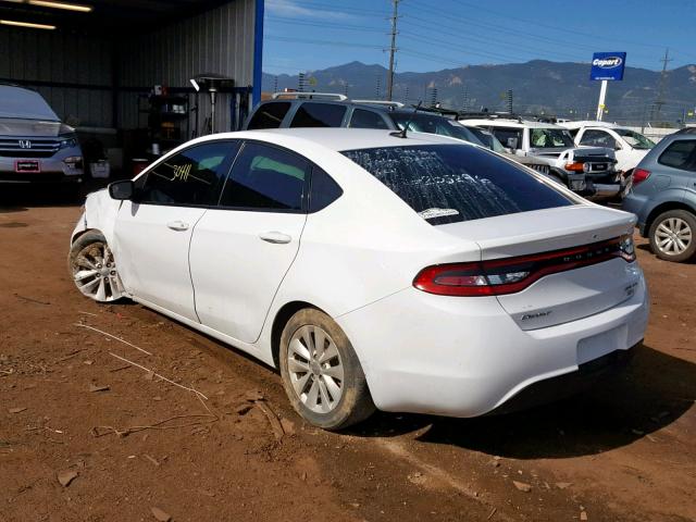 1C3CDFDH4FD205296 - 2015 DODGE DART SE AE WHITE photo 3