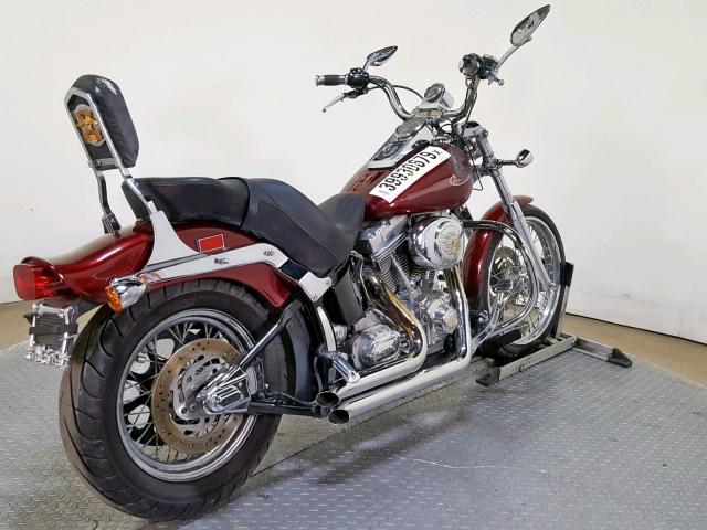 1HD1BHY17YY029968 - 2000 HARLEY-DAVIDSON FXST MAROON photo 8