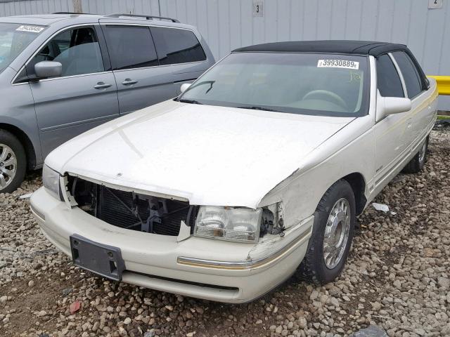 1G6KD54Y4XU768547 - 1999 CADILLAC DEVILLE WHITE photo 2