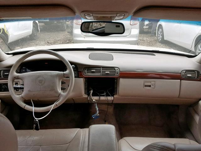 1G6KD54Y4XU768547 - 1999 CADILLAC DEVILLE WHITE photo 9