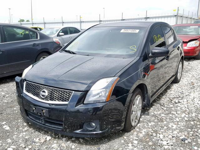 3N1AB6AP2AL673876 - 2010 NISSAN SENTRA 2.0 BLACK photo 2