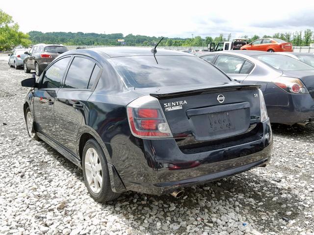 3N1AB6AP2AL673876 - 2010 NISSAN SENTRA 2.0 BLACK photo 3