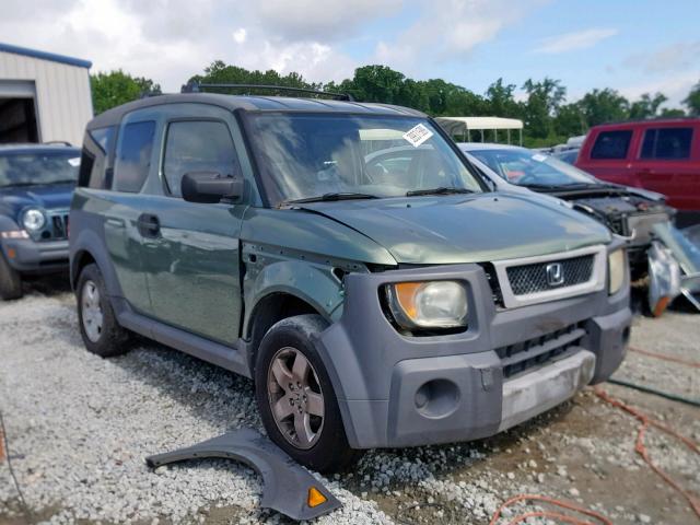 5J6YH186X5L000257 - 2005 HONDA ELEMENT EX GREEN photo 1