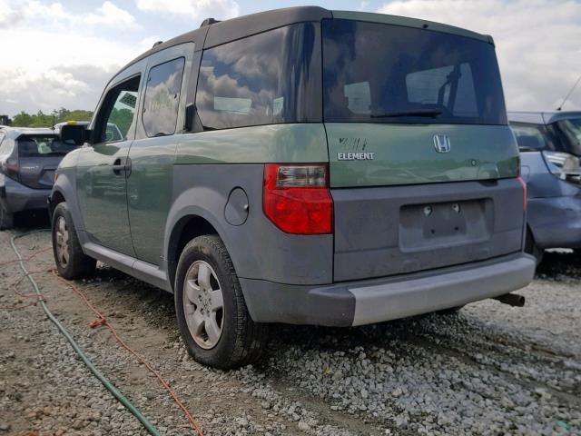 5J6YH186X5L000257 - 2005 HONDA ELEMENT EX GREEN photo 3