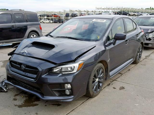 JF1VA1G6XF9811429 - 2015 SUBARU WRX LIMITE CHARCOAL photo 2