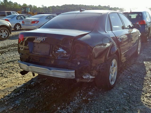 WAUDG68E95A456593 - 2005 AUDI A4 3.2 QUA BLACK photo 4