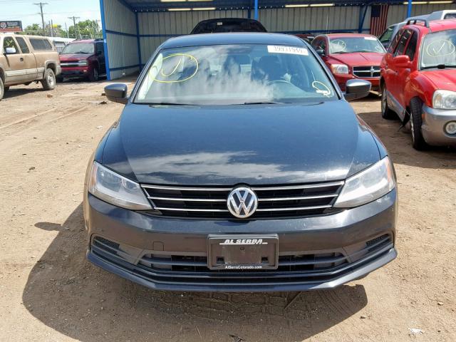 3VW2K7AJ4FM243851 - 2015 VOLKSWAGEN JETTA BASE BLACK photo 9