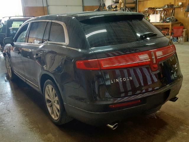 2LMHJ5AT2ABJ19187 - 2010 LINCOLN MKT BLACK photo 3