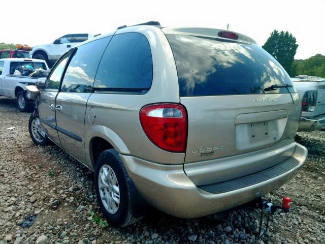 1D4GP45393B105247 - 2003 DODGE CARAVAN SP GOLD photo 3