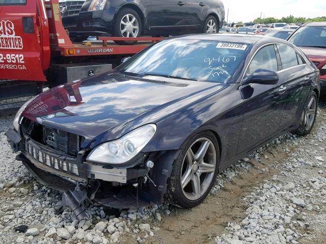 WDDDJ7CB3BA169467 - 2011 MERCEDES-BENZ CLS 550 BLUE photo 2